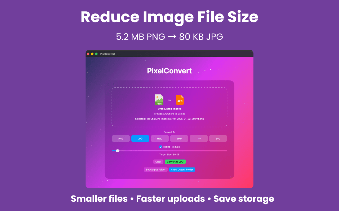 reduce size